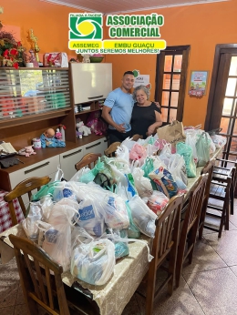 Alimentos arrecadados no Evento foram doados para Casa Transitória de Embu Guaçu